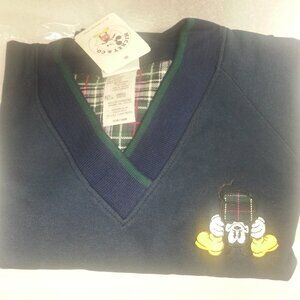 NWT Mickey & Co Navy Sweatshirt Size S Small w/Mickey Mouse